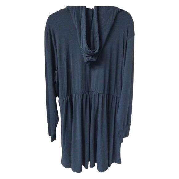 TORRID SUPER SOFT  BLACK HOODED SKULL PRINT PLUS SIZE SKATER DRESS SIZE SIZE 2X - Picture 9 of 16